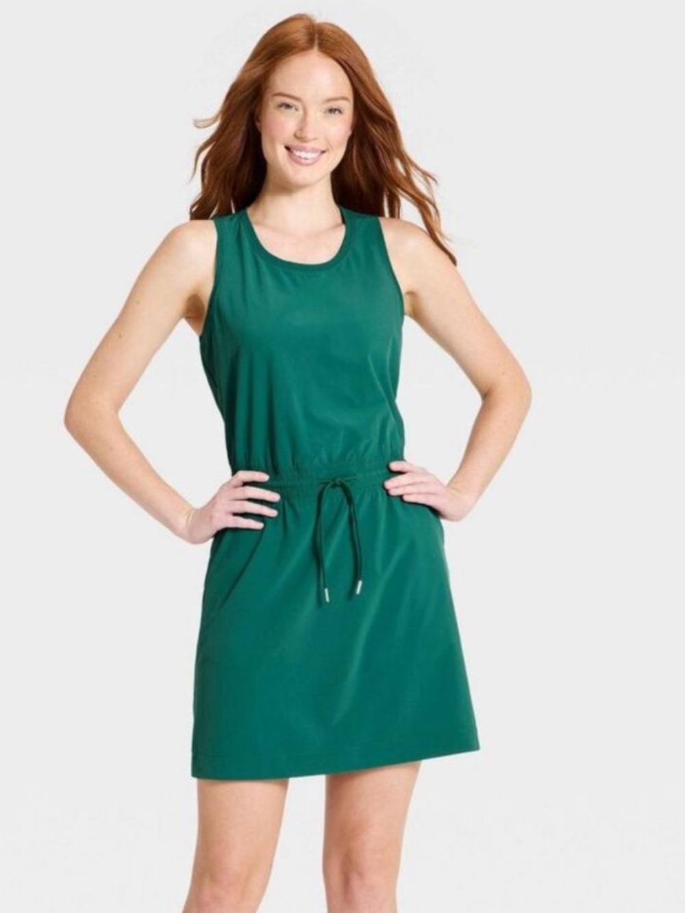 all in motion Emerald Green Sleeveless Dress size large NWT